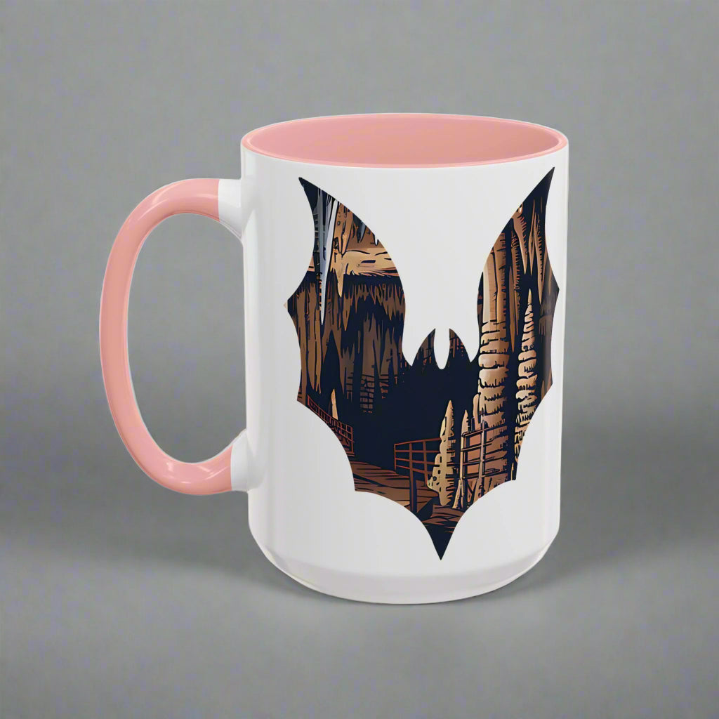Carlsbad Caverns Park Bat Colored Mug Mug Printify