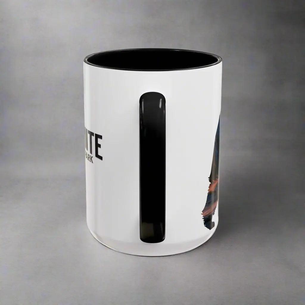 Yosemite National Park Valley Bear Accent Coffee Mug 11oz 15oz Mug Printify