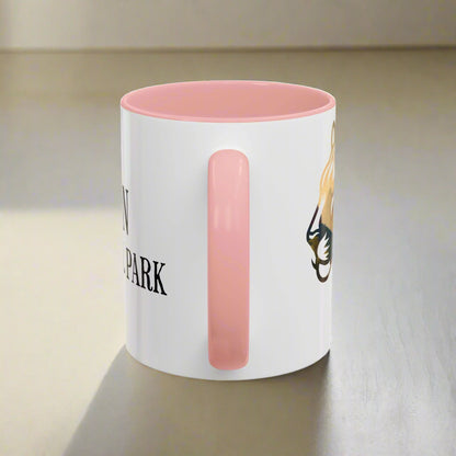 Zion National Park Mountain Lion Colored Mug Mug Printify