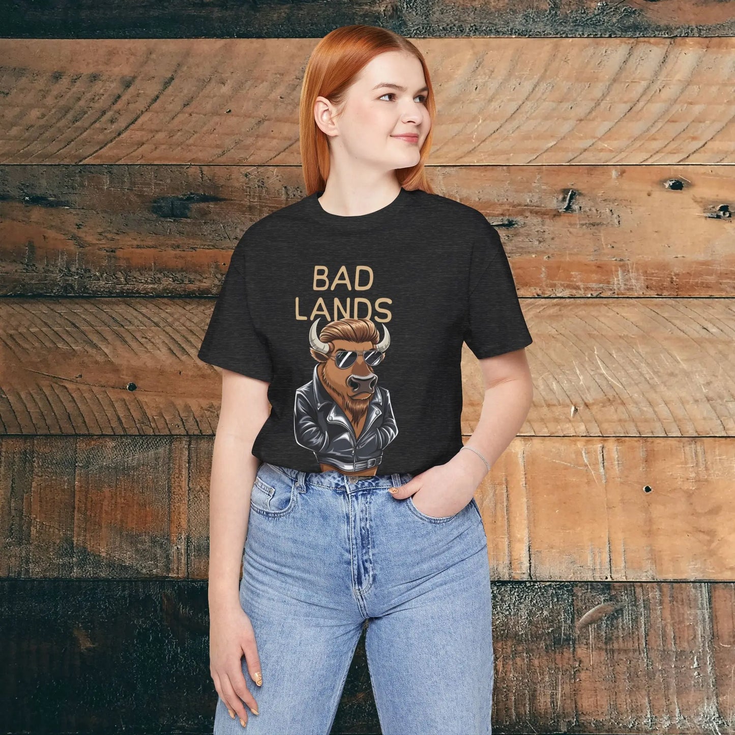 Badlands National Park Bad Lands Buffalo Unisex T-shirt T-Shirt Printify