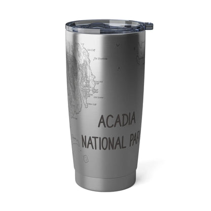 Acadia National Park Topographic Tumbler 20oz Tumbler Printify