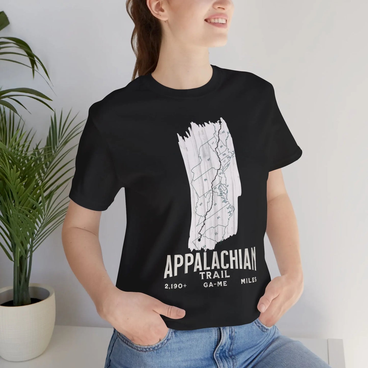 White Blaze Appalachian Trail Unisex T-Shirt Logo Camp Hike Tee - Park Service Apparel