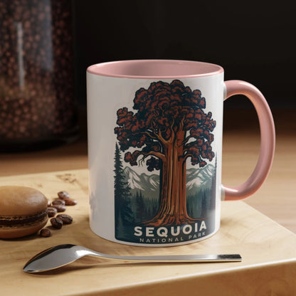 Sequoia National Park Big Tree Coffee Mug Mug Printify
