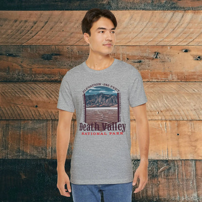 Death Valley National Park Unisex Jersey Tee Airlume Cotton Badwater Basin - Park Service Apparel