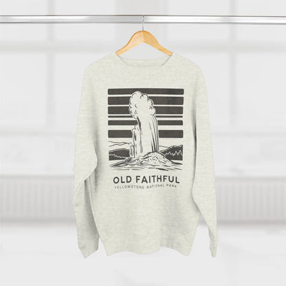 Yellowstone National Park Old Faithful Unisex Crewneck Sweatshirt Printify