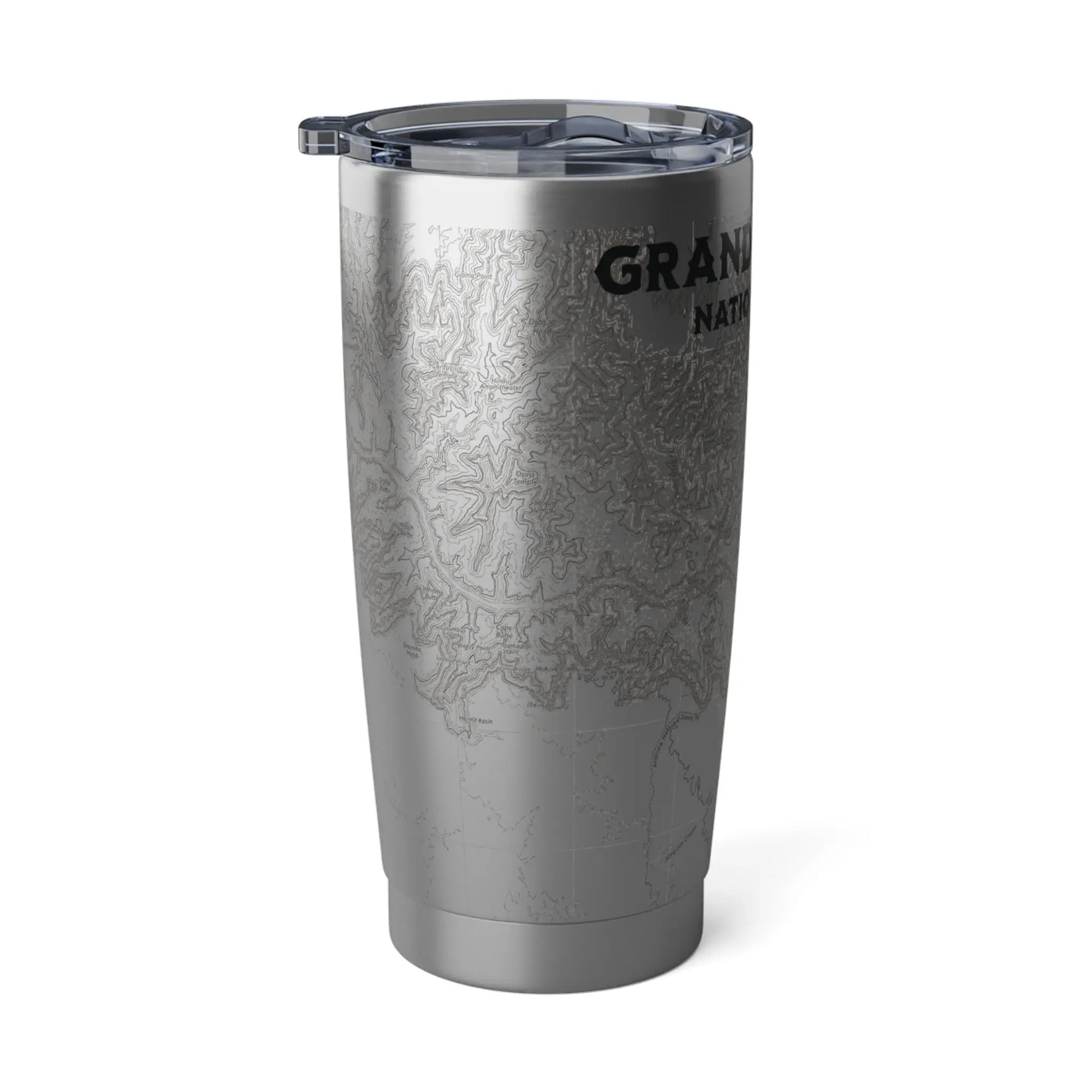 Grand Canyon National Park Topographic Tumbler 20oz Mug Printify
