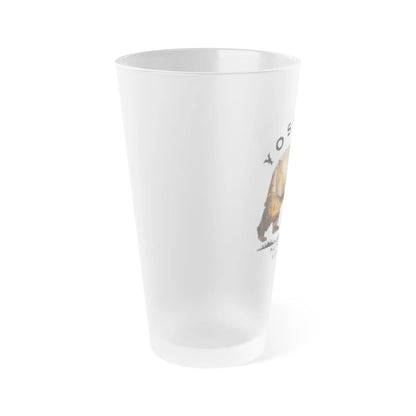 Yosemite National Park Valley Bear Frosted Pint Glass 16oz Sierra Nevada Drinkware Printify