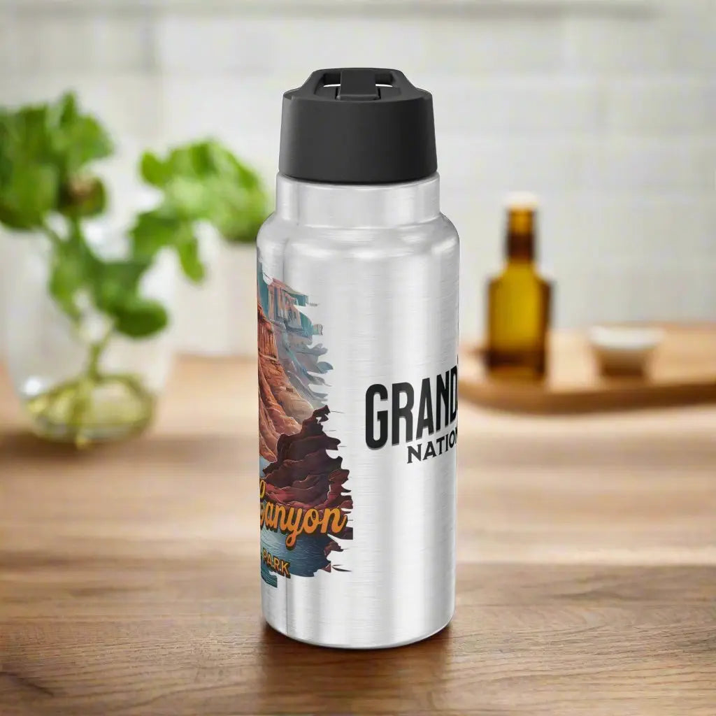 Grand Canyon National Park Insulated Water Bottle Tumbler 32oz Mug Printify