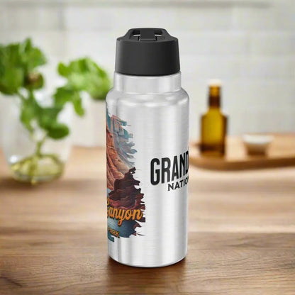 Grand Canyon National Park Insulated Water Bottle Tumbler 32oz Mug Printify