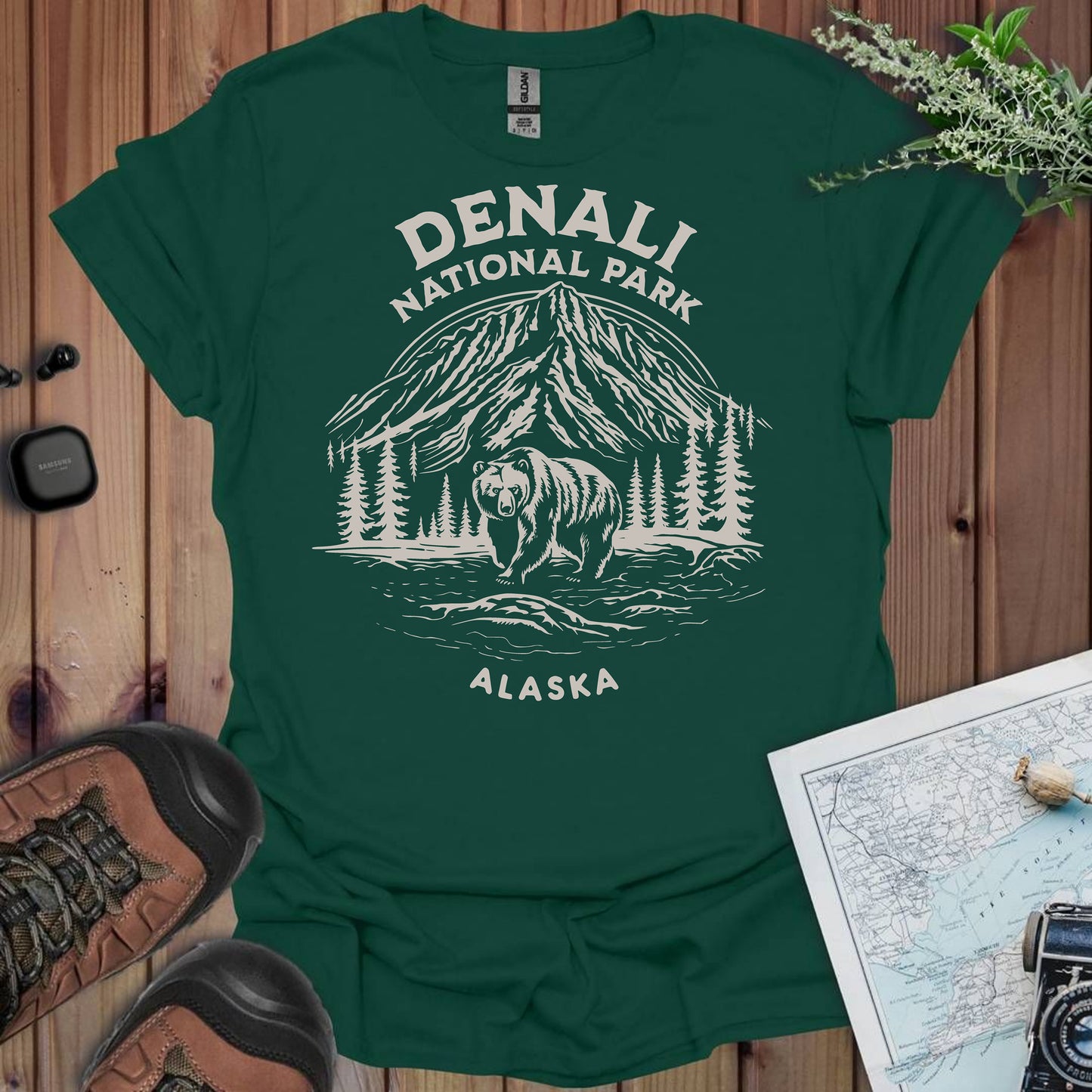 Denali National Park Alaska Unisex T-Shirt T-Shirt Printify
