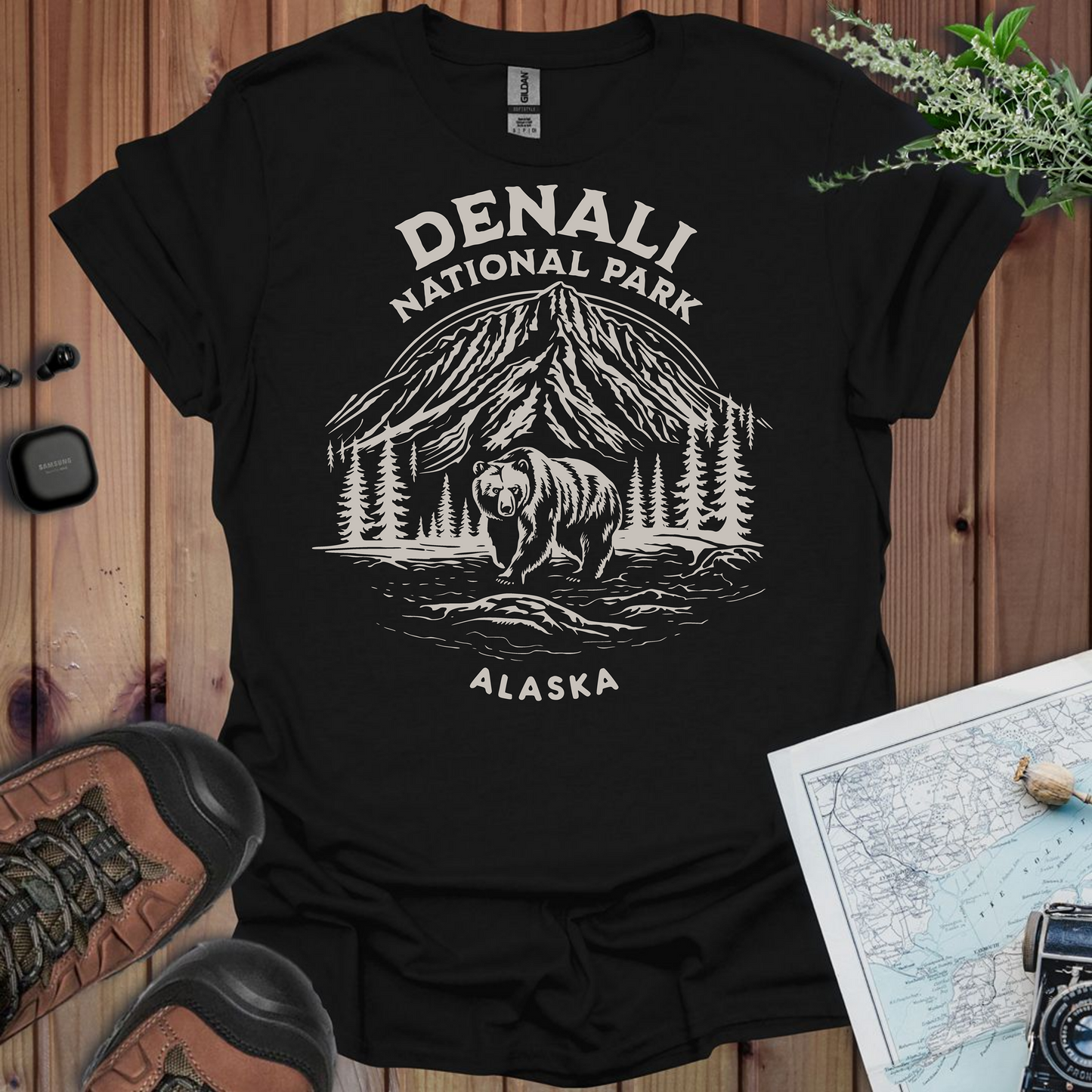 Denali National Park Alaska Unisex T-Shirt T-Shirt Printify