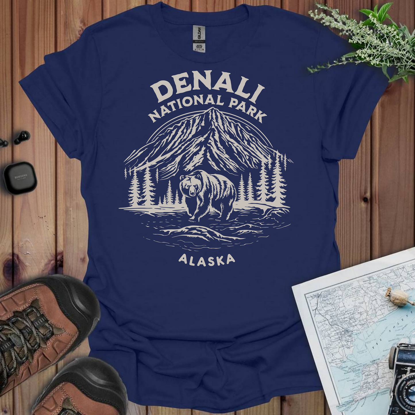 Denali National Park Alaska Unisex T-Shirt T-Shirt Printify
