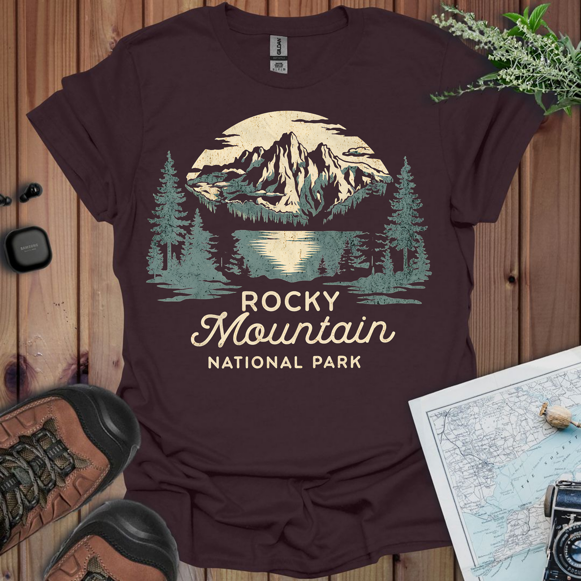 Rocky Mountain National Park Unisex T-Shirt T-Shirt Printify
