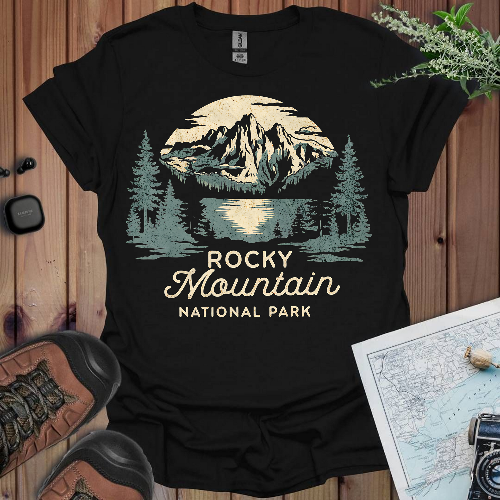 Rocky Mountain National Park Unisex T-Shirt T-Shirt Printify