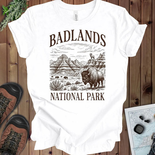 Badlands National Park kids rustic graphic t-shirt alternate kids shirt color