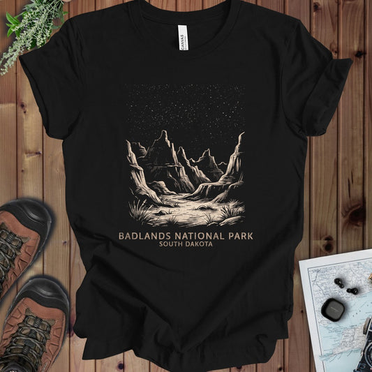 Badlands Nights Kids Graphic T-Shirt in Black