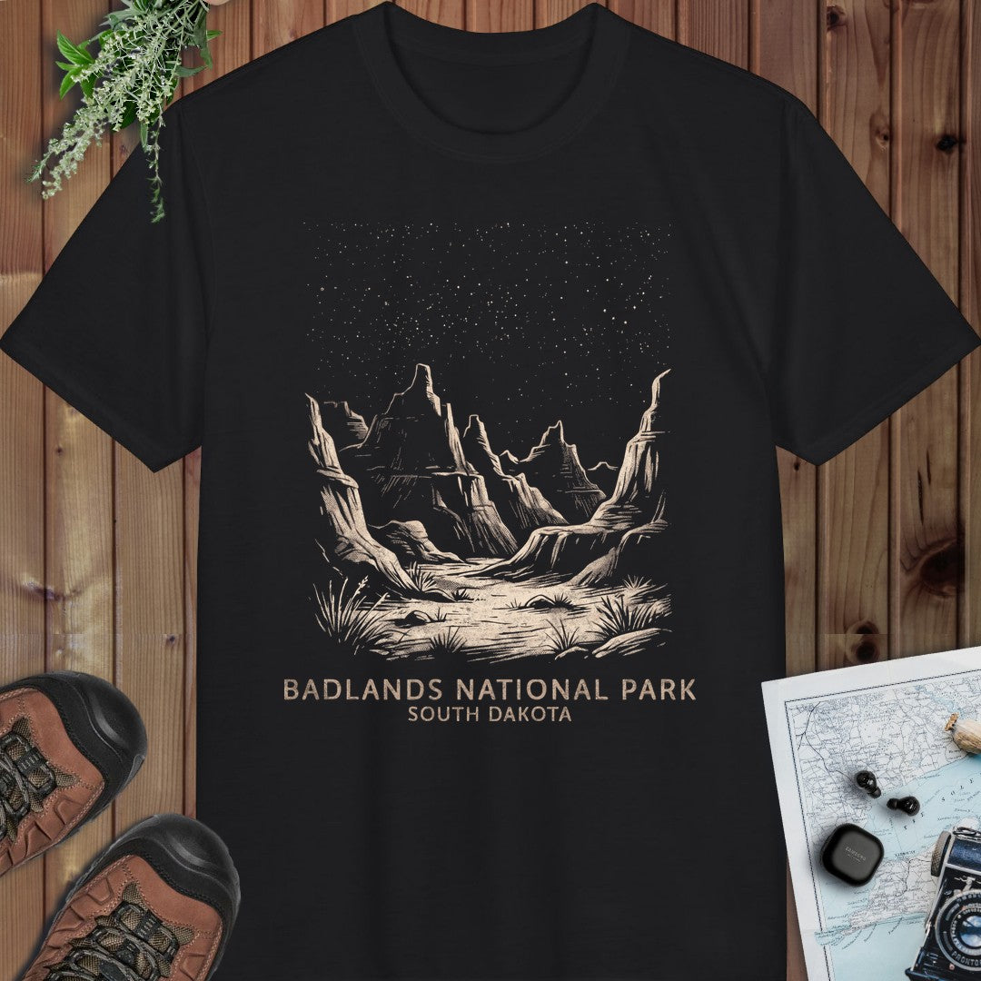Badlands Nights Performance T-Shirt in Black