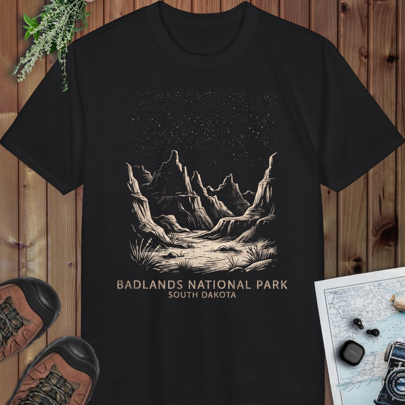 Badlands Nights Performance T-Shirt in Black