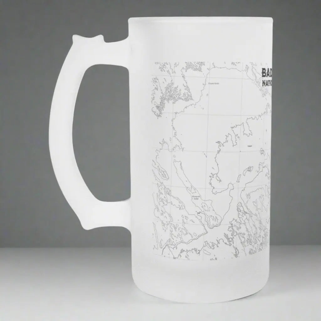 Badlands National Park Topographic Pint Mug Drinkware teelaunch