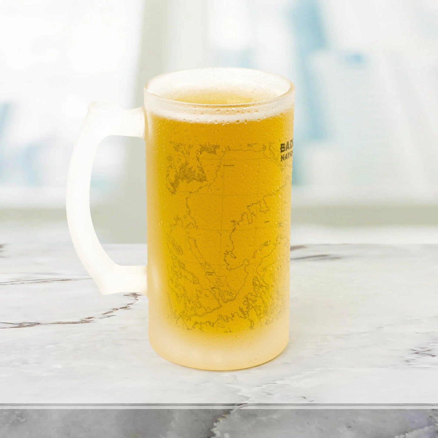 Badlands National Park Topographic Pint Mug Drinkware teelaunch