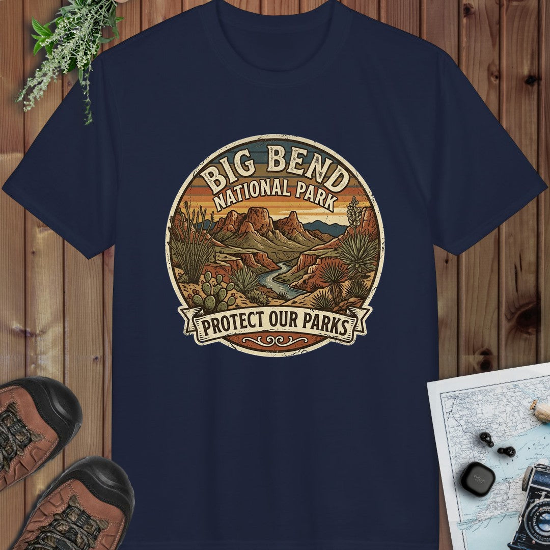 Big Bend National Park Protect Our Parks Performance T-Shirt in Navy