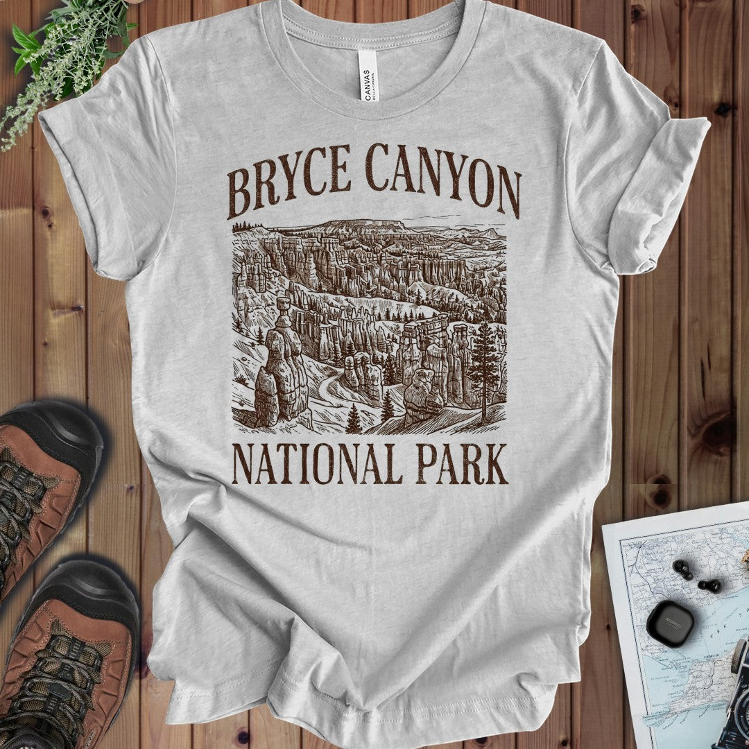 Bryce Canyon National Park kids rustic graphic t-shirt alternate kids product view