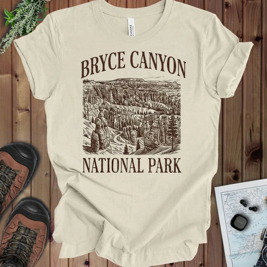 Bryce Canyon National Park kids rustic graphic t-shirt alternate kids shirt color