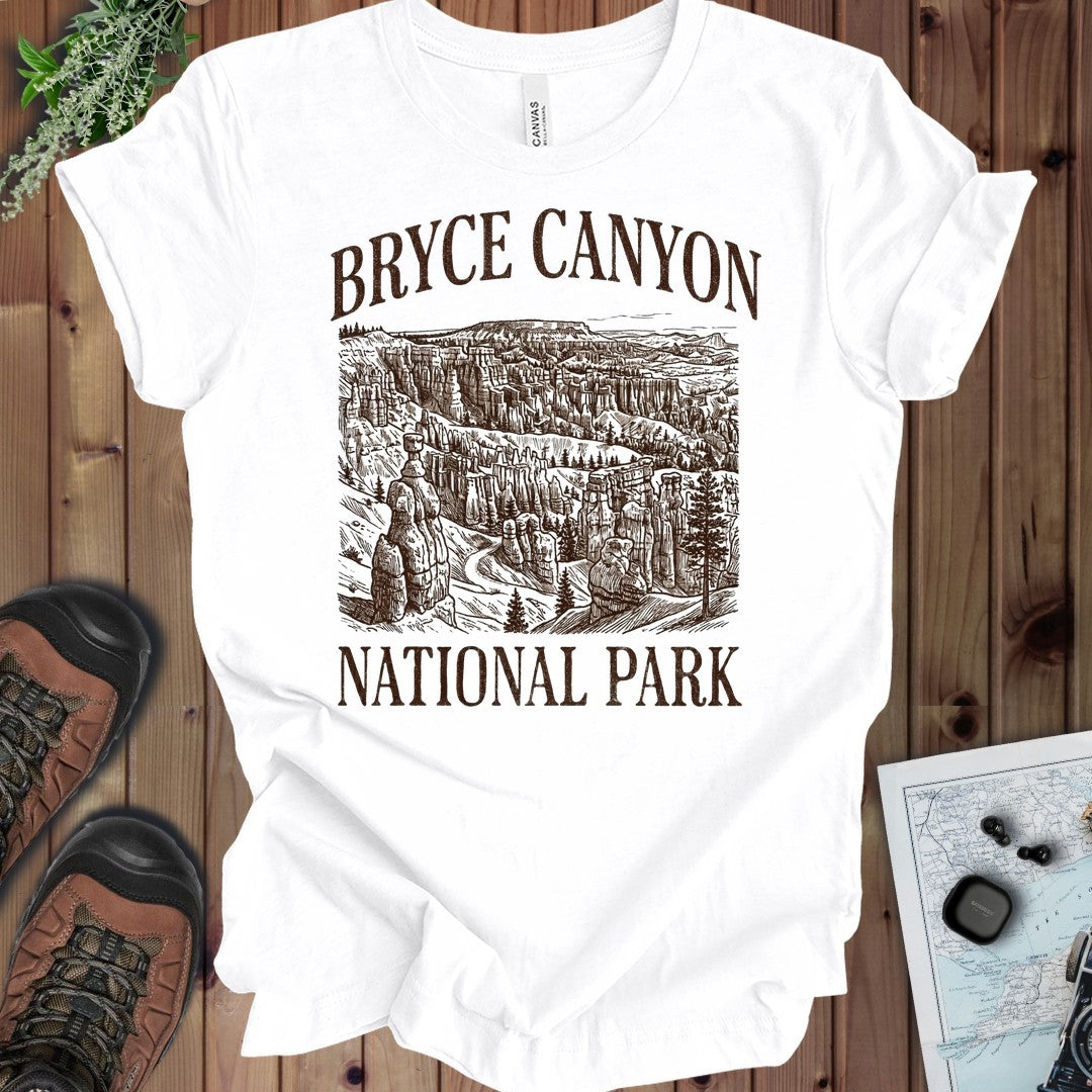 Bryce Canyon National Park kids rustic graphic t-shirt alternate kids product view
