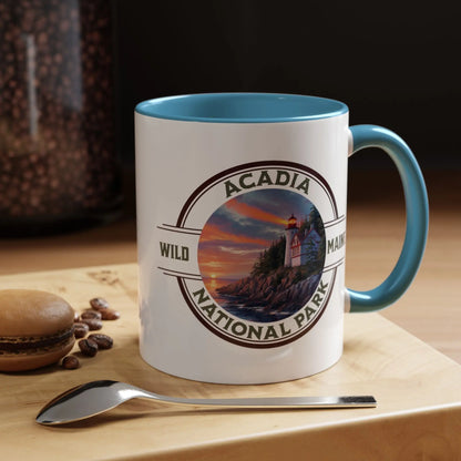 Acadia National Park Accent Mug (2 Sizes, 5 Colors) Mug teelaunch
