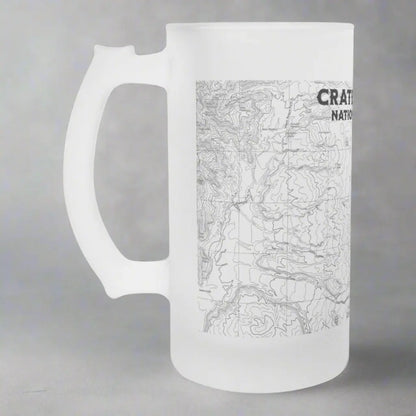 Crater Lake National Park Frosted Pint Mug Frosted teelaunch
