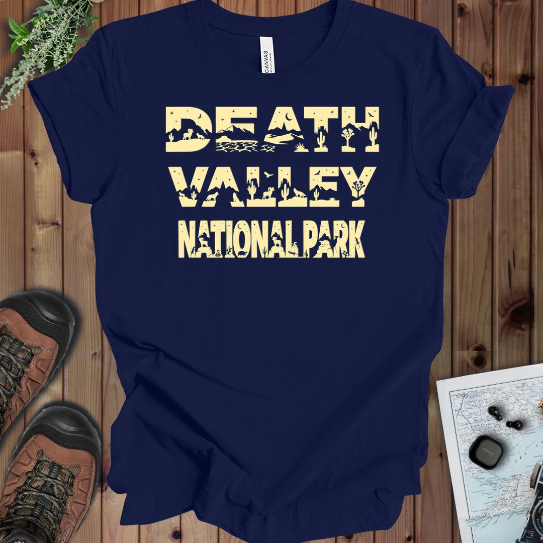 Death Valley National Park Kids Graphic T-Shirt in Navy