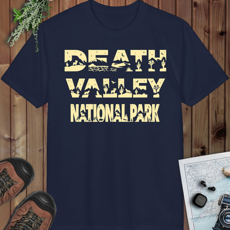 Death Valley National Park Performance T-Shirt in Navy