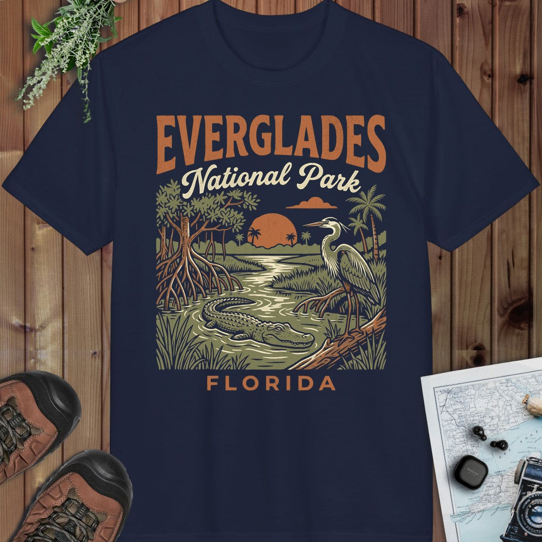Everglades National Park Performance T-Shirt in Navy