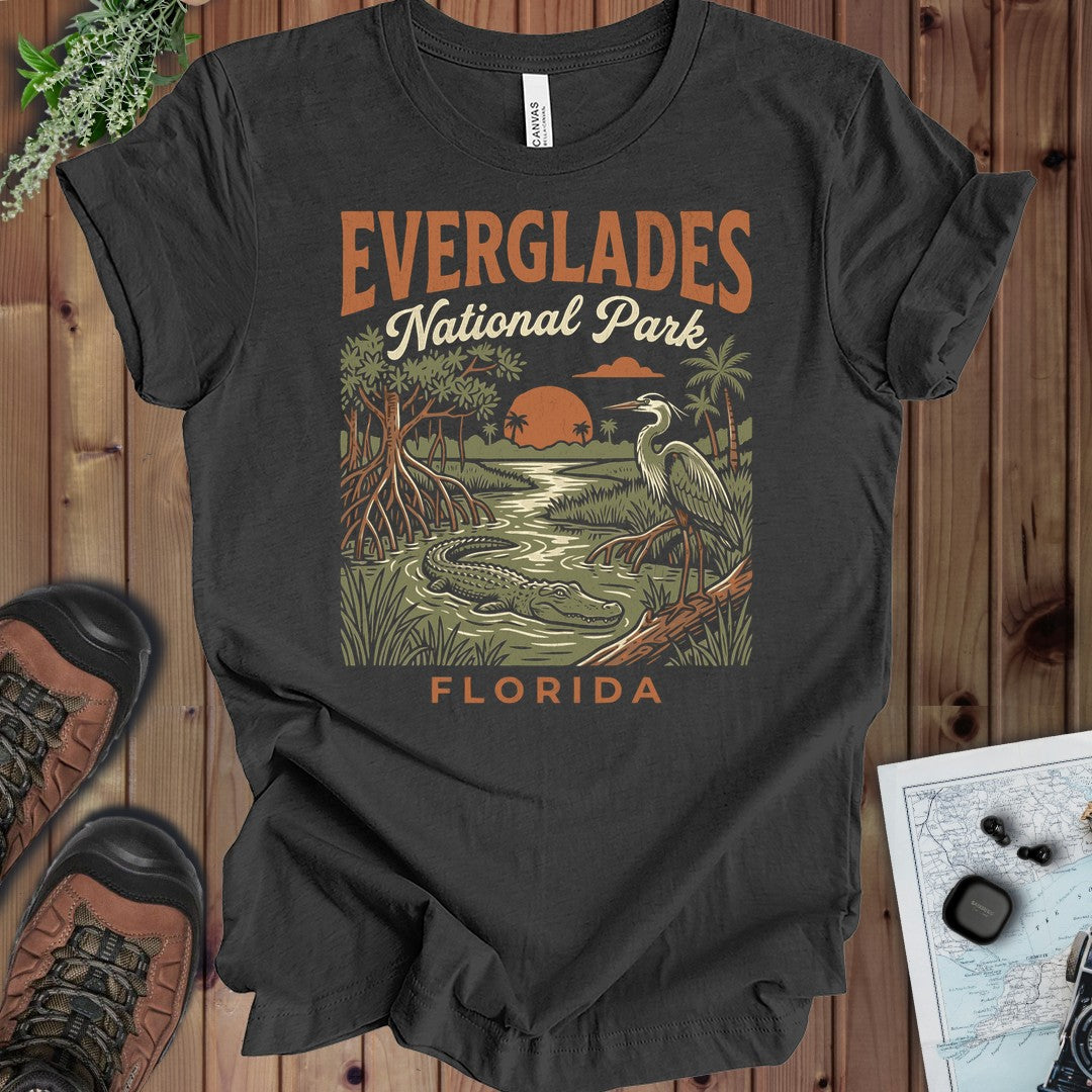 Everglades National Park kids graphic t-shirt alternate kids shirt color