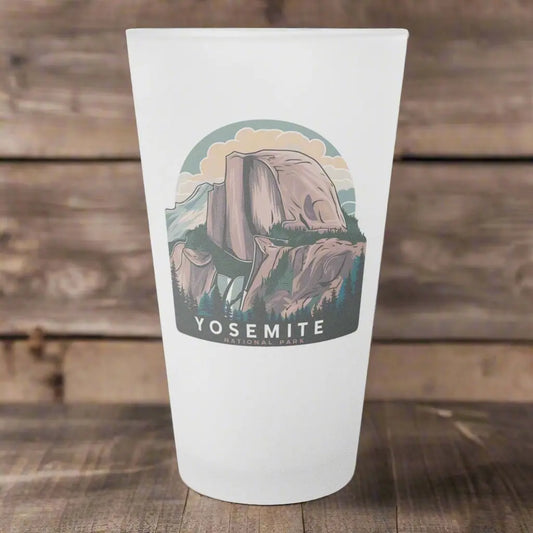 Half Dome Yosemite Valley Pint Drinkware teelaunch