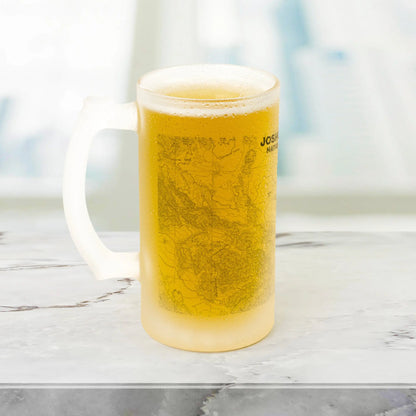 Joshua Tree National Park Topographic Pint Mug Pint Mug teelaunch