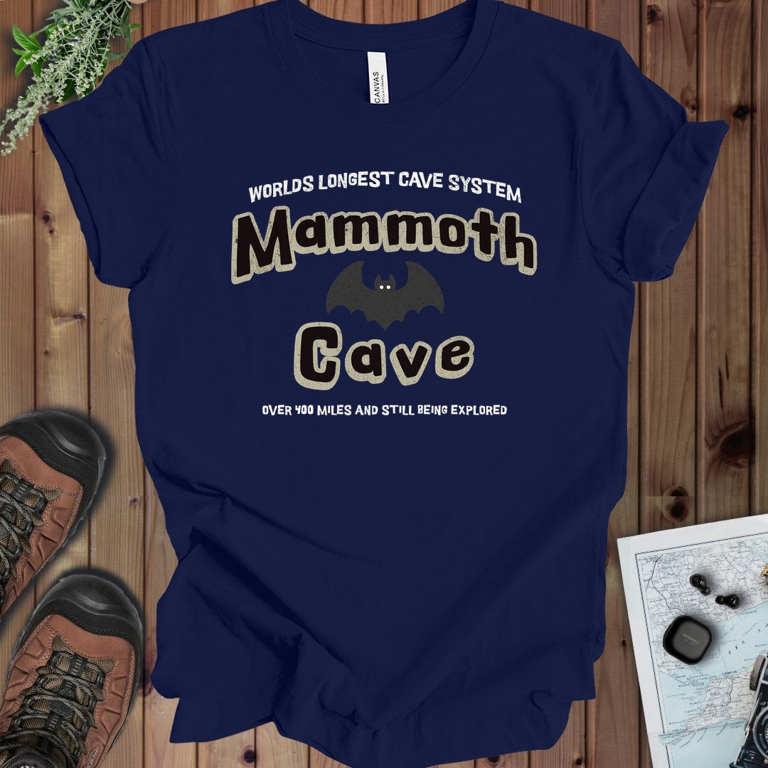 Mammoth Cave National Park Longest Cave Kids Graphic T-Shirt in Navy