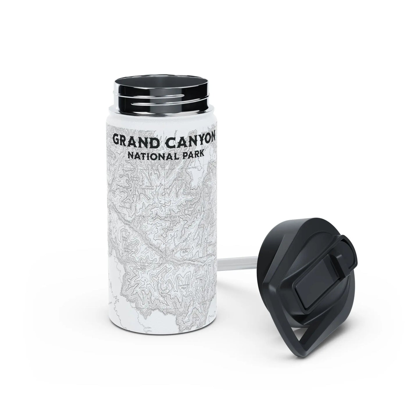 Grand Canyon National Park Stainless Steel Water Bottle (3 Sizes, 3 Lid Options) Mug Printify
