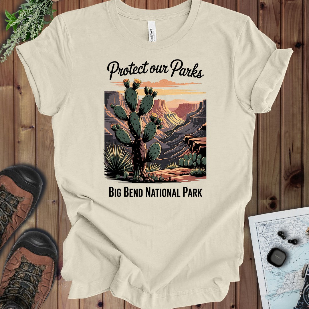 Protect Our Parks Big Bend National Park Kids Graphic T-Shirt in Natural