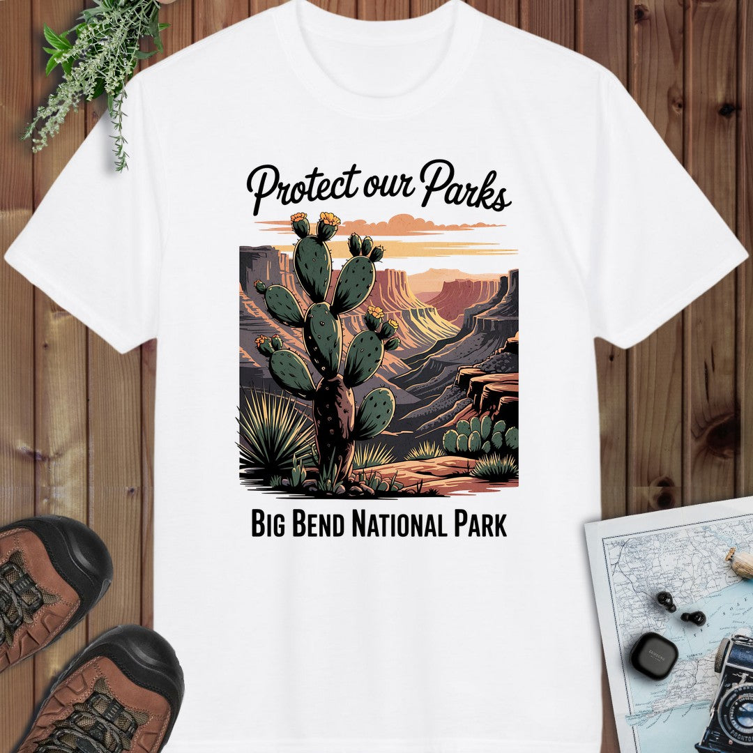 Protect Our Parks Big Bend National Park Performance T-Shirt in White
