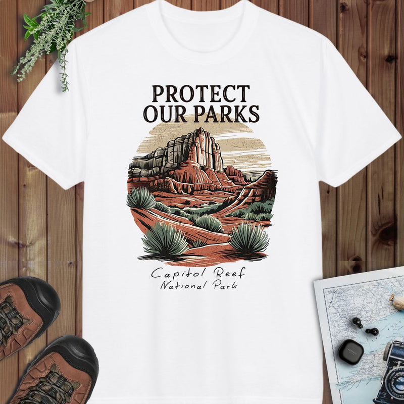Protect Our Parks Capitol Reef National Park Performance T-Shirt in White