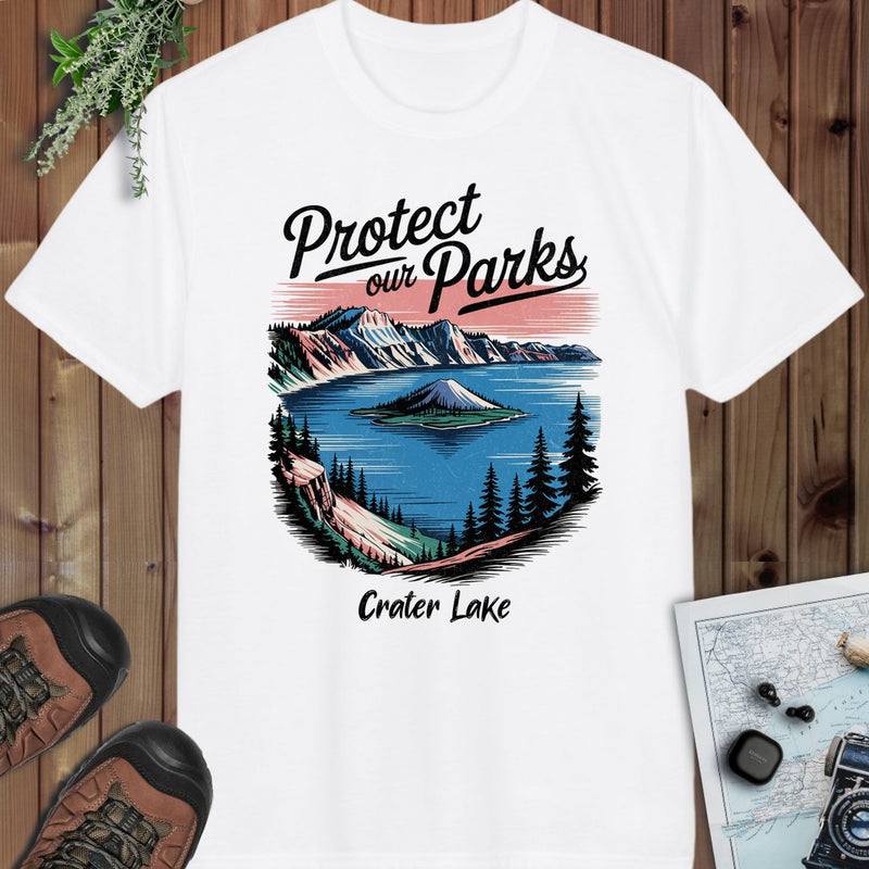 Protect Our Parks Crater Lake National Park Performance T-Shirt in White