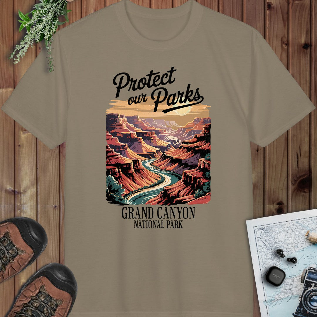 Protect Our Parks Grand Canyon Performance T-Shirt in Prairie Dust
