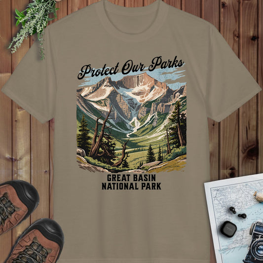 Protect Our Parks Great Basin Performance T-Shirt in Prairie Dust