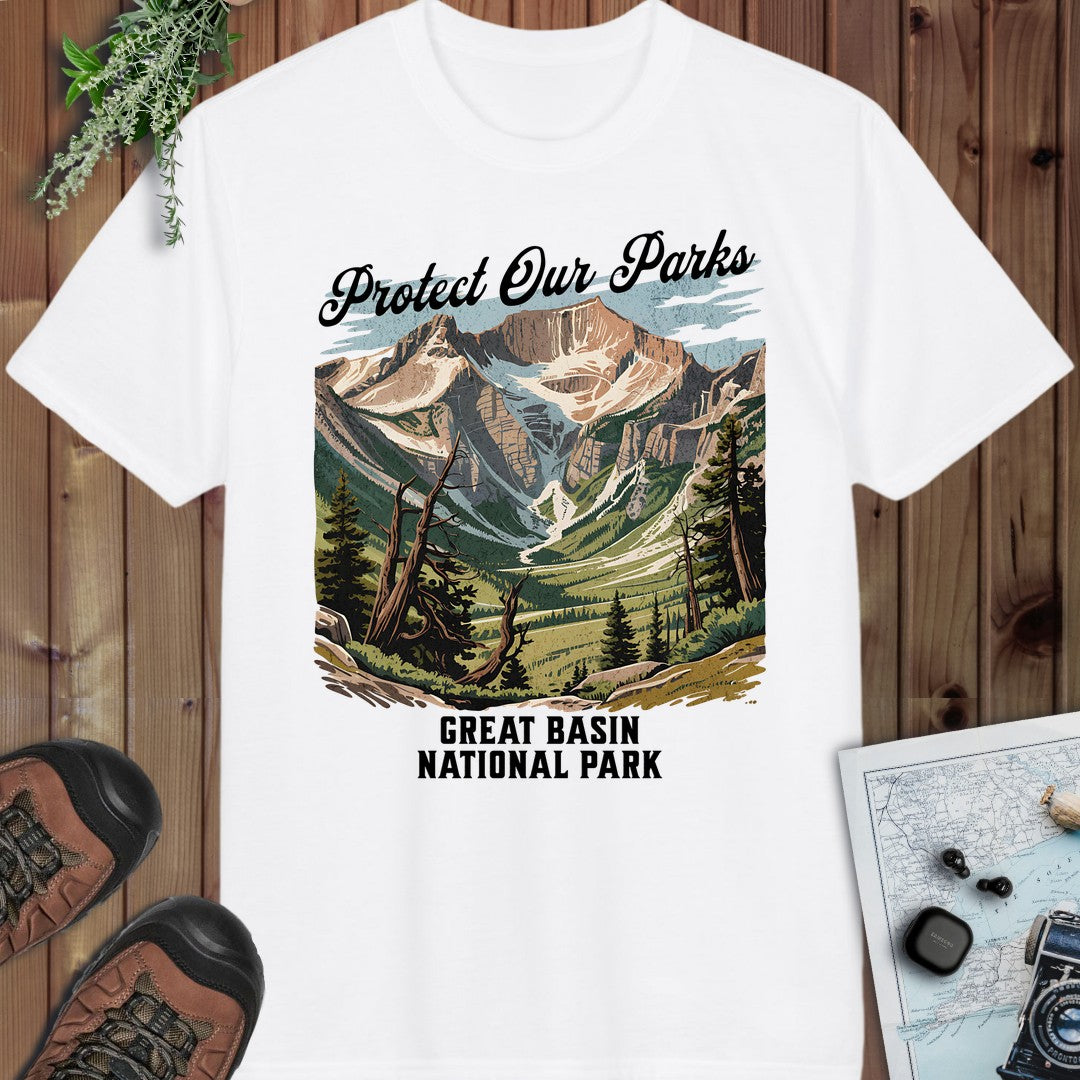 Protect Our Parks Great Basin Performance T-Shirt in White