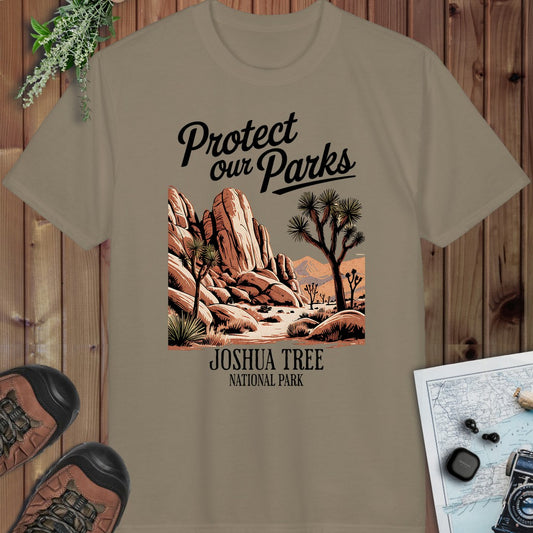 Protect Our Parks Joshua Tree Performance T-Shirt in Prairie Dust