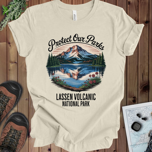 Protect Our Parks Lassen Park Kids Graphic T-Shirt in Natural
