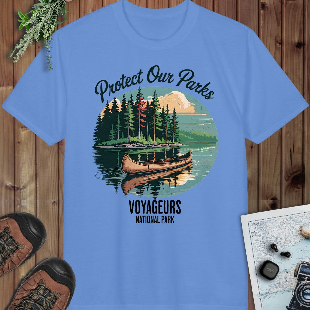 Protect Our Parks Voyageurs Performance T-Shirt in Carolina Blue