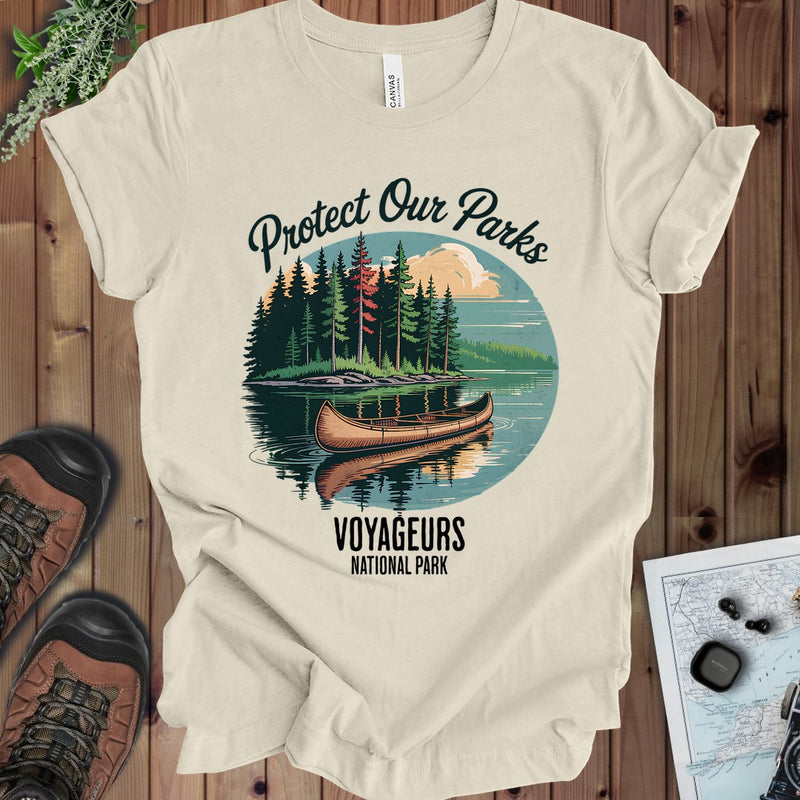 Protect Our Parks Voyageurs Kids Graphic T-Shirt in Natural