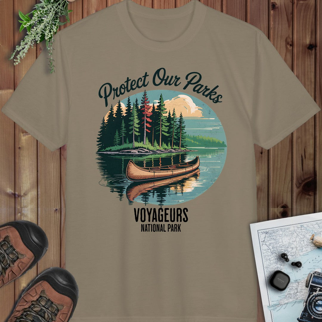 Protect Our Parks Voyageurs Performance T-Shirt in Prairie Dust
